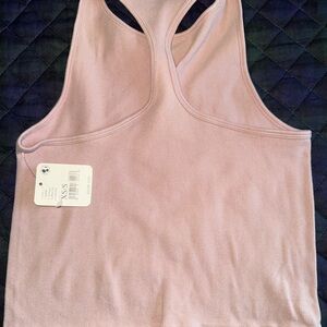 FP Movement by Free People Soft Pink Racerback Tank Top